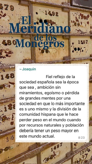 Reseña de El Meridiano de los Monegros